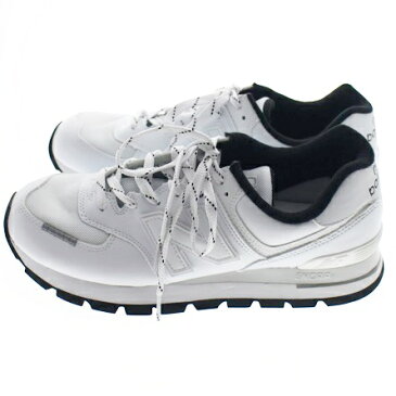 【中古】【New Balance】ニューバランス ローカットスニーカー ML574D TA シューズ 白 ホワイト ブラック 日本サイズ:約27.5cm 靴 メンズ USED-A【リサイクルマート秩父店】m21-1200501905800484