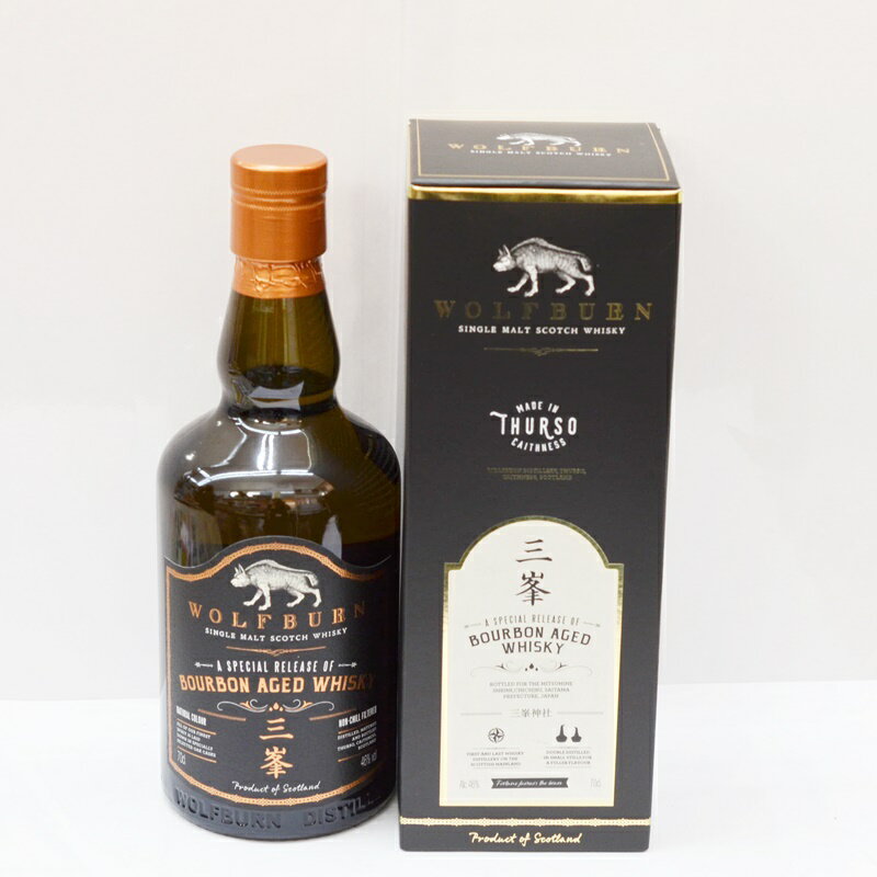 新発売の 未開栓 Wolf Burn ウルフバーン 三峯神社 三峯コラボ 秩父 Bourbon Aged Whisky ウイスキー ブランデー スコッチモルト 700ml 洋酒 古酒 箱 0 Www3 Santoandre Sp Gov Br