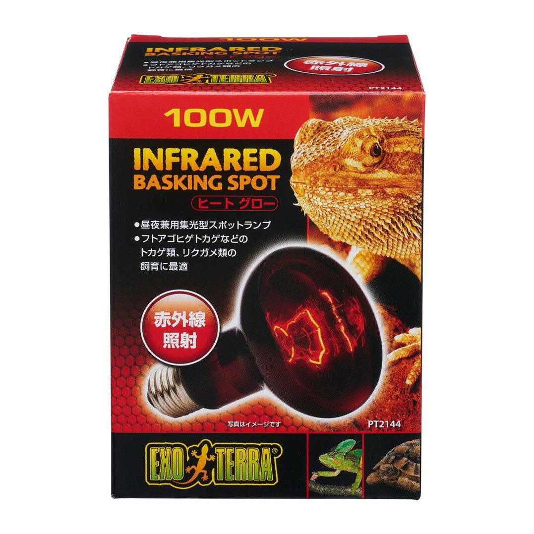 ジェックス ヒートグロー赤外線照射ランプ 100W PT2144