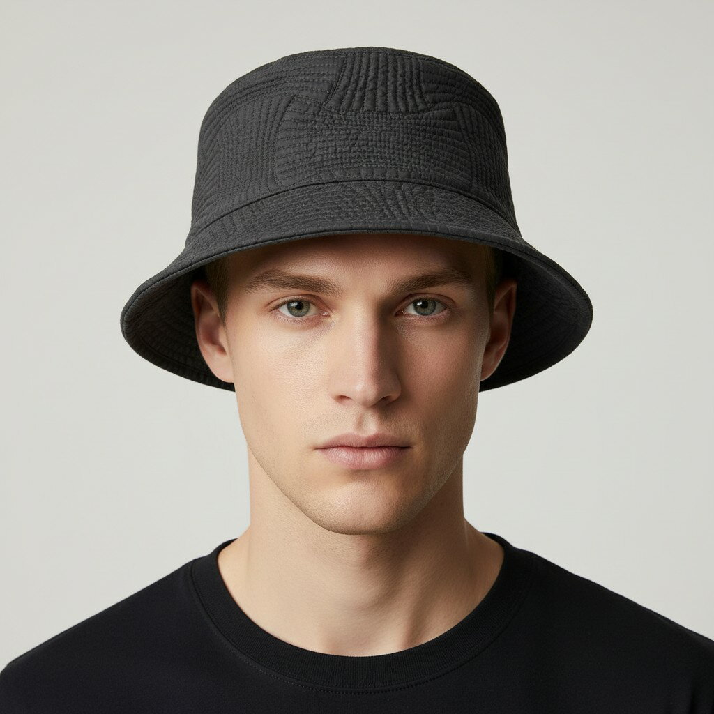 樂天商城 - 1 BOTTEGA VENETA ボッテガヴェネタ 708696 V2AW0 2113 ブラック バケットハット