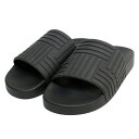 3 BOTTEGA VENETA ボッテガヴェネタ 690105 V1060 1000 ブラック サンダル シャワーサンダル