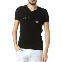 57 EMPORIO ARMANI エンポリオアルマーニ CC716 110810 ブラック Tシャツ 半袖 ロゴ