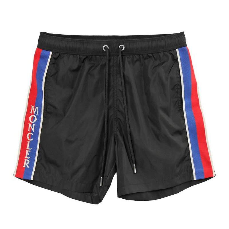 24 MONCLER モンクレール 2C00011 53326 ブラック 海パン 水着 スイムウェア パンツ