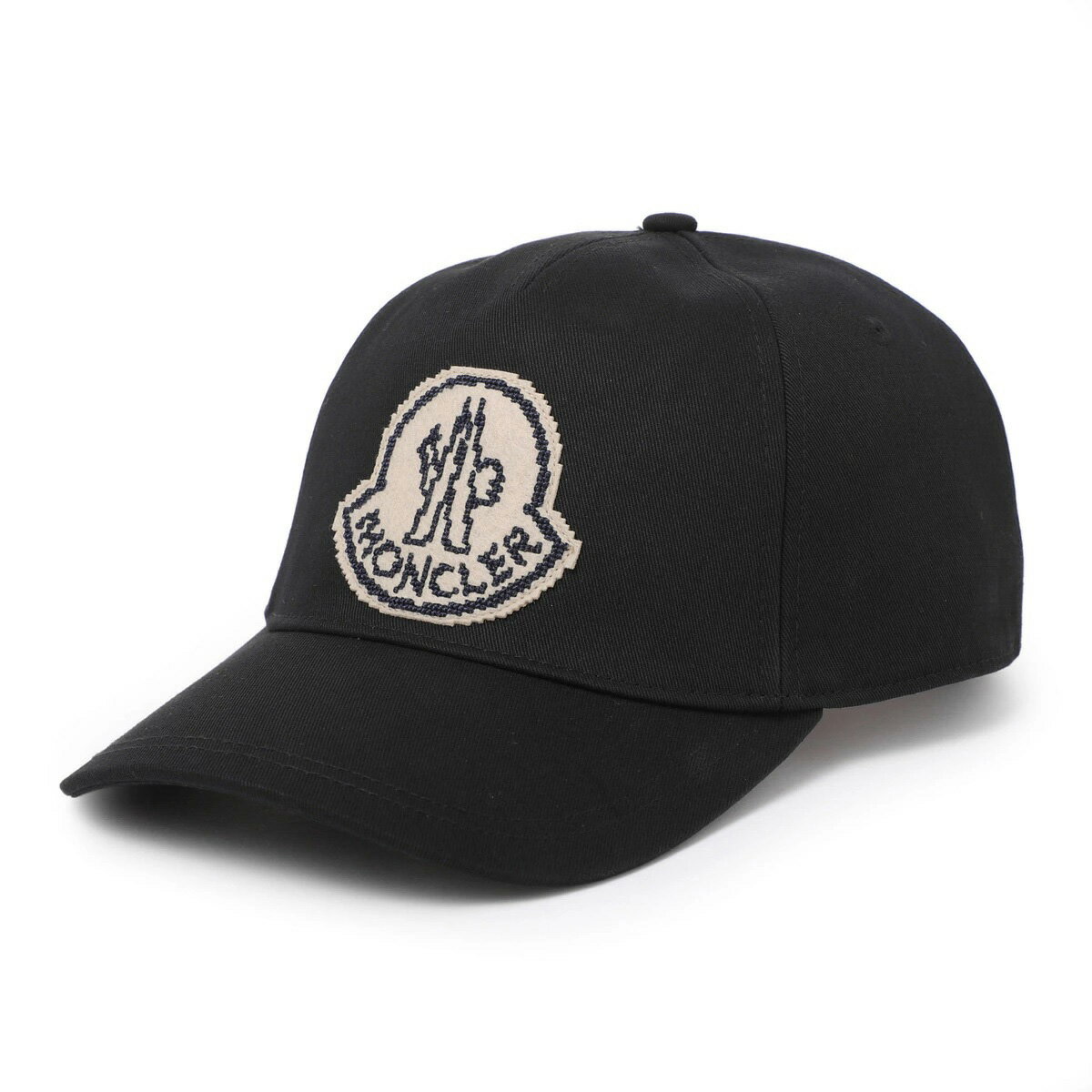 樂天商城 - 76 MONCLER モンクレール 3B00014 0U162 ブラック ベースボールキャップ 男女兼用