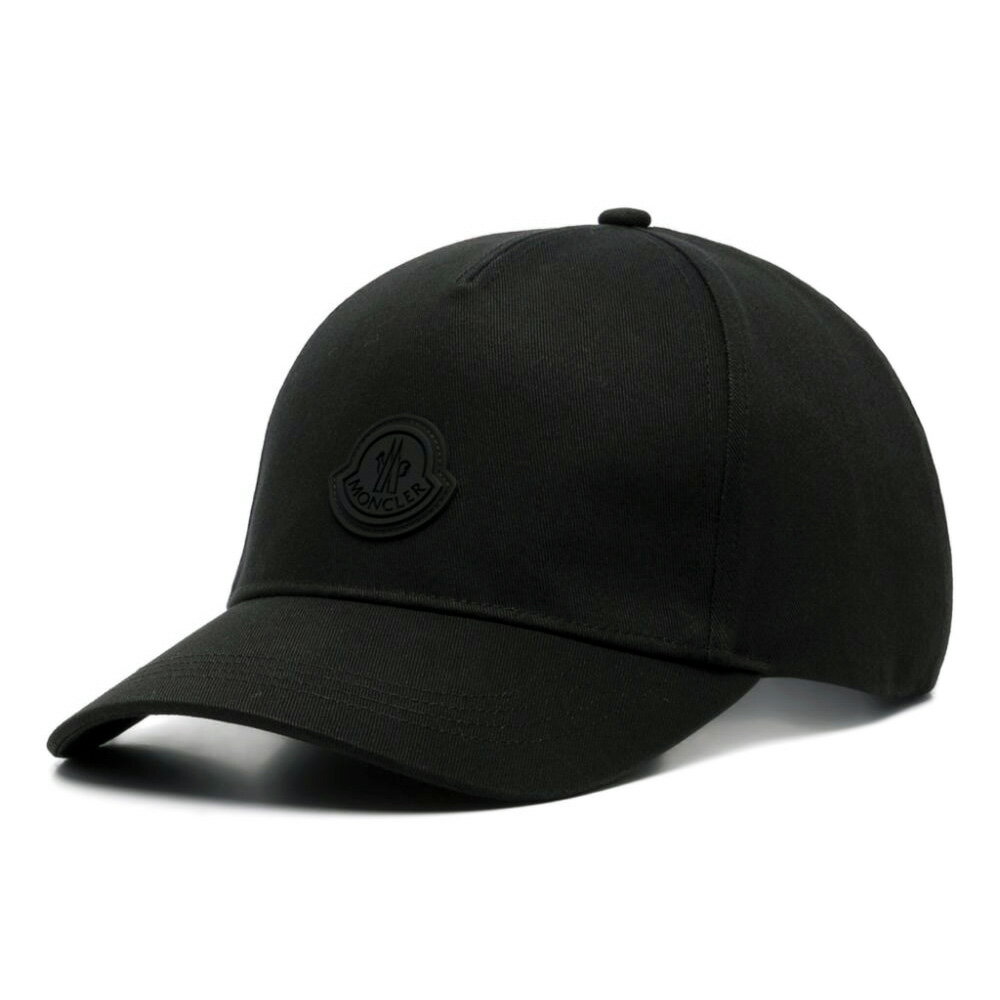 樂天商城 - 89 MONCLER モンクレール 3B00007 0U082 ブラック ベースボールキャップ ロゴ 男女兼用