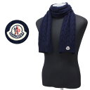 モンクレール 93 MONCLER モンクレール 0001605 04S02 ネイビー マフラー SCIARPA ウール 男女兼用