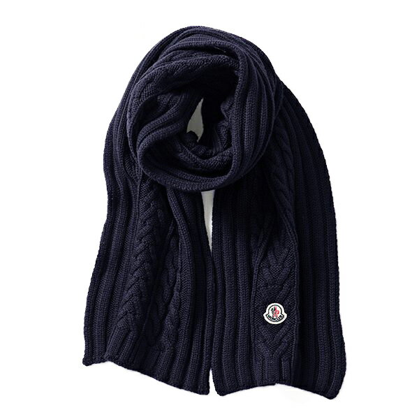 モンクレール 120 MONCLER モンクレール 9974400 A9146 ネイビー マフラー SCIARPA