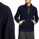 14 MONCLER モンクレール 9F00002 M1241 ネイビー ハイネック ニット セーター