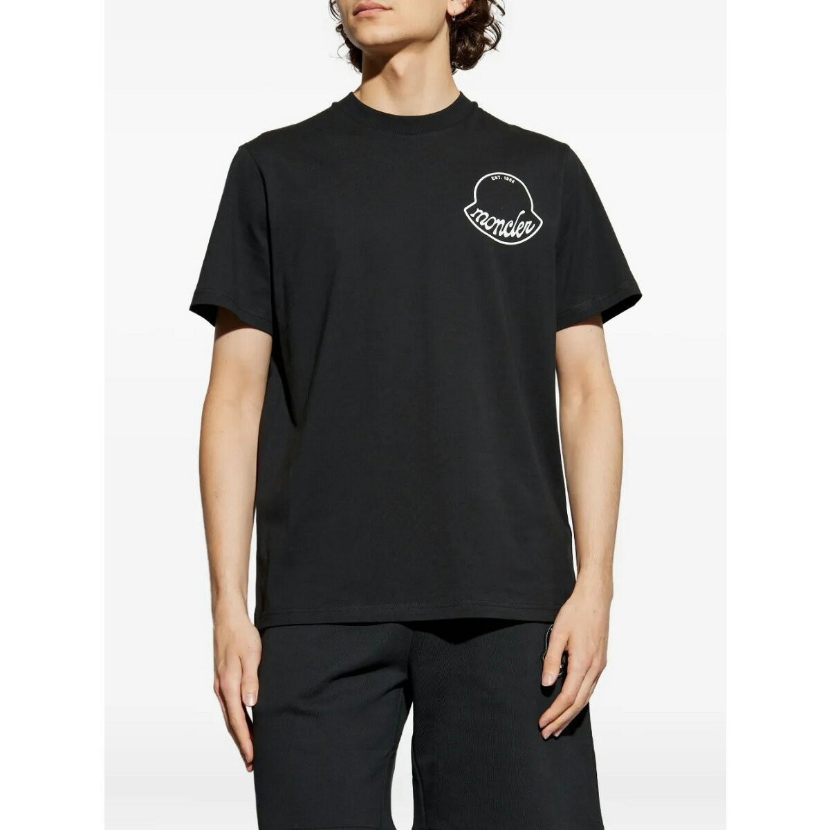 樂天商城 - 237 MONCLER モンクレール 8C00013 89AJS ブラック Tシャツ カットソー 半袖