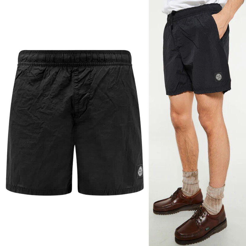 4 STONE ISLAND ストーンアイランド K1S15 B100009 S0043 V0029 ブラック 海パン 水着 スイムウェア パンツ