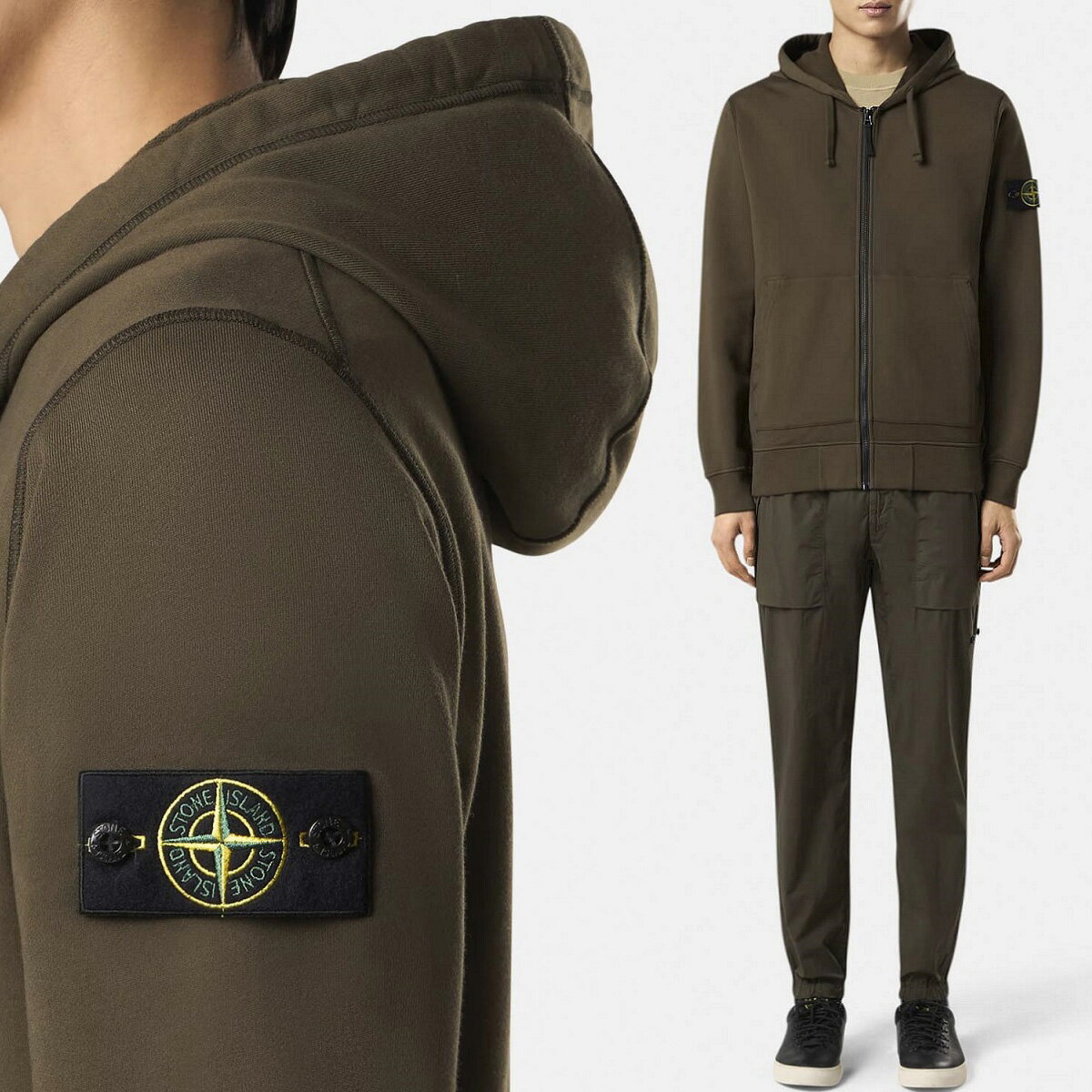 楽天市場】stone island(スタイル(パーカー)ジップアップ 楽天市場】stone island(スタイル(パーカー)ジップアップ
