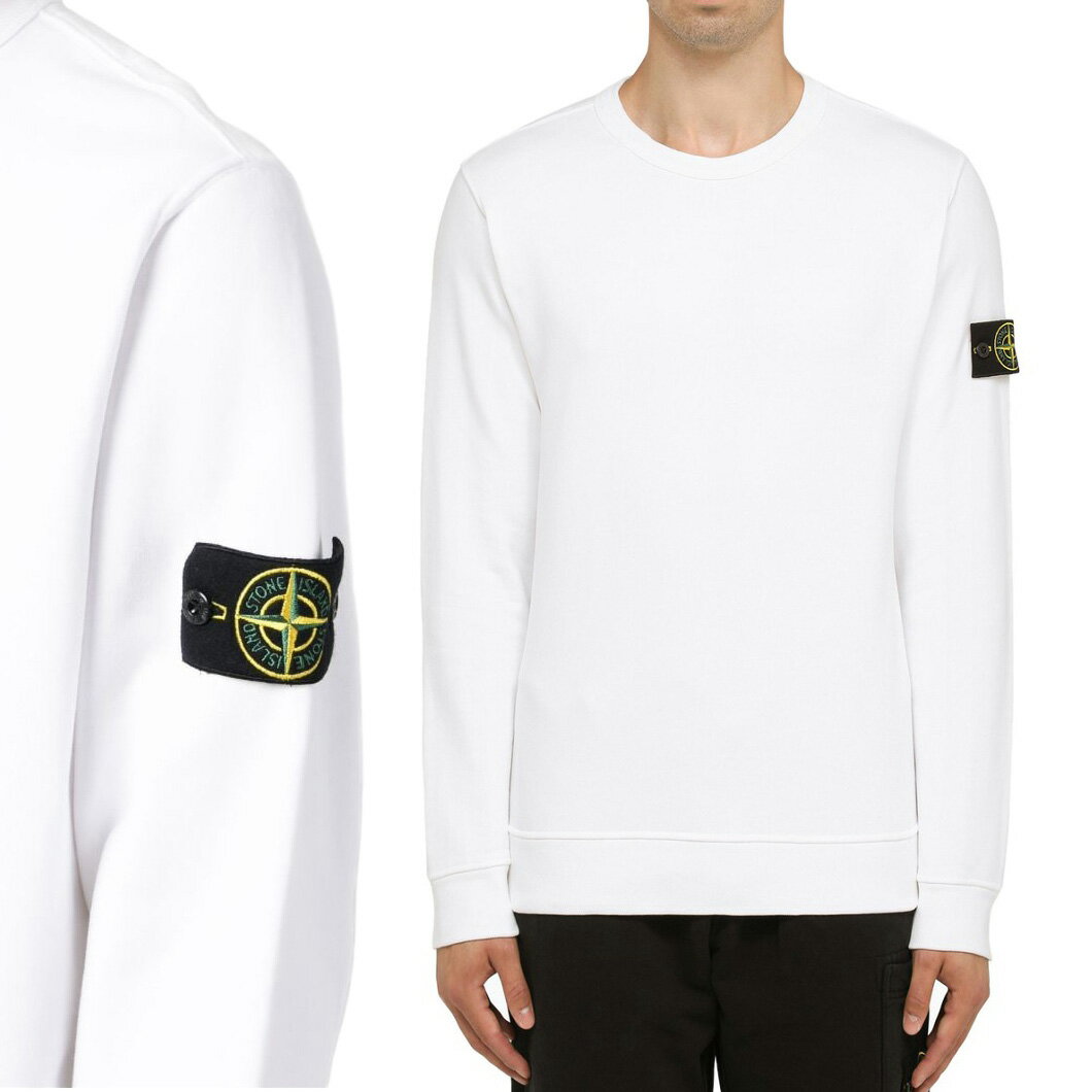 ストーンアイランド トレーナー メンズ 27 STONE ISLAND ストーンアイランド 791562420 V0001 ホワイト トレーナー スウェット