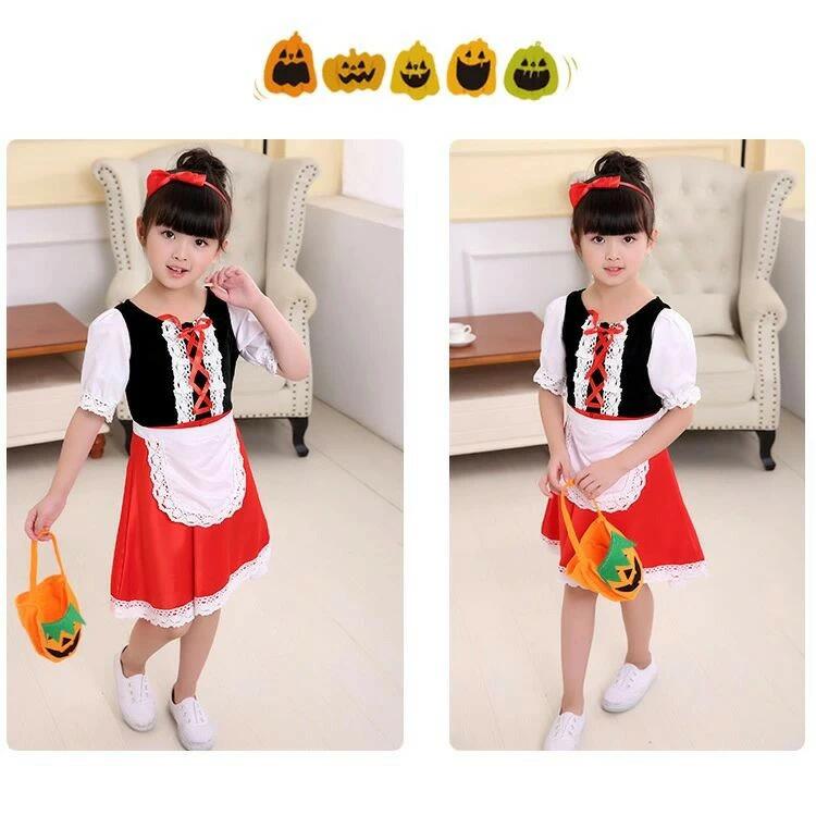 RSショップ楽天市場店のハロウィン 衣装 子供 コスプレ 仮装 可愛い コスチューム 魔女 赤ずきんちゃん キッズ 魔法使い デビル かぼちゃ キッズコスチューム｜アングル3