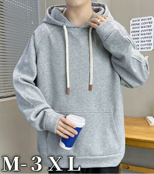 樂天商城 - 送料無料 メンズ パーカー 長袖 秋服 プルオーバー 秋冬 ゆったり フード付 かっこいい おしゃれ 大きいサイズ スウェット 柔らかい 無