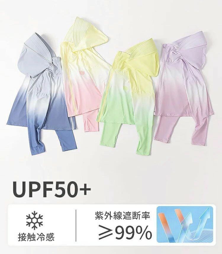 UVカット パーカー ジップパーカー 冷感 -7℃ 子供服 キッズ ラッシュガード 接触冷感 ベビー服 男の子 女の子 長袖 UV パーカー 指穴