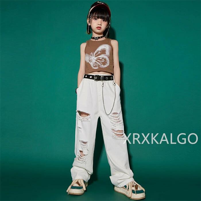 樂天商城 - sale10％子供服 ヒップホップ ダンス衣装 キッズ ダンス衣装 お揃い セットアップ ヒップホップ へそ出し 女の子 韓国ファッション ブラ