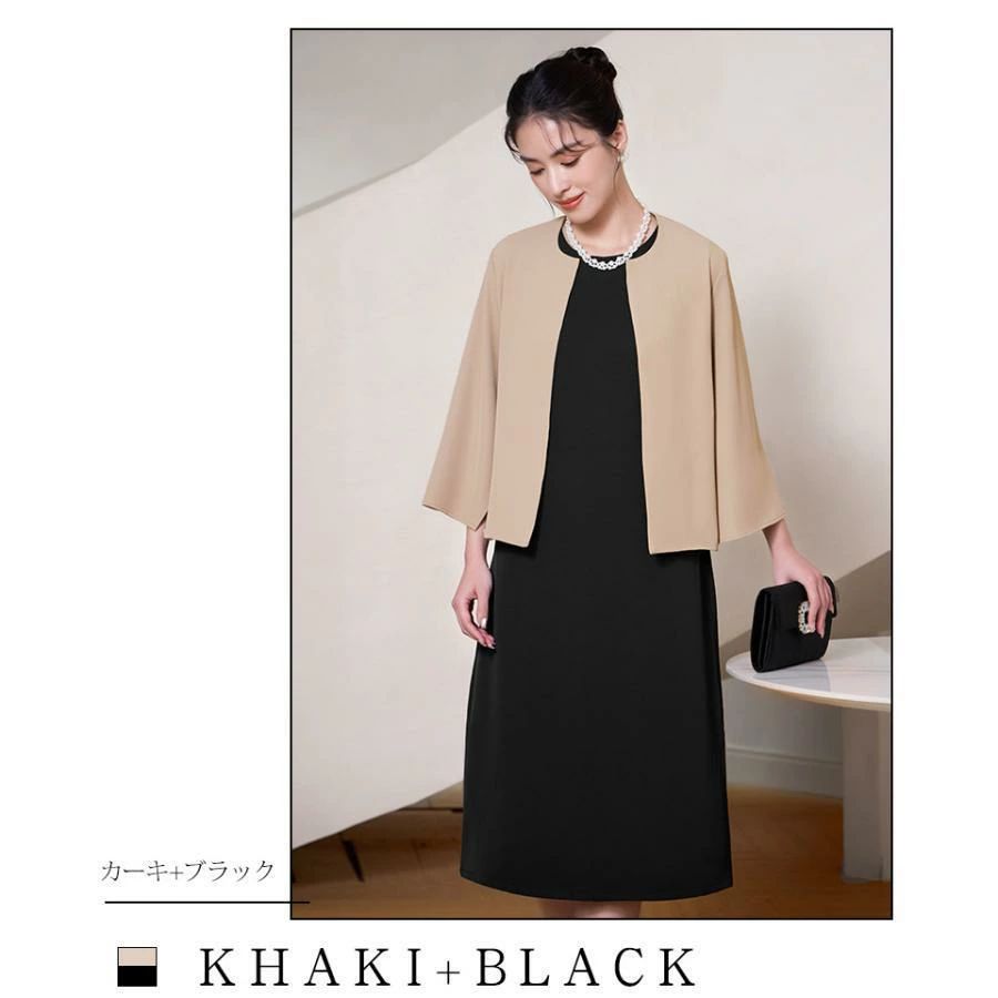 スーツ レディース ワンピーススーツ セットアップ セレモニー スーツ ママ 服 母 ...
