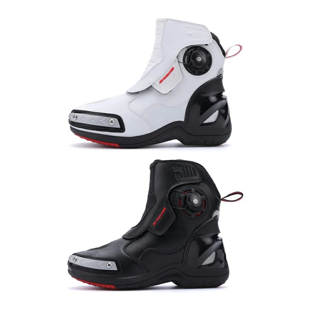 Rakuten - バイクシューズ バイク用ブーツ メンズ ライディングシューズ ライダース モトクロス バイクブーツ プロテクター ハイカット 通気性 オ