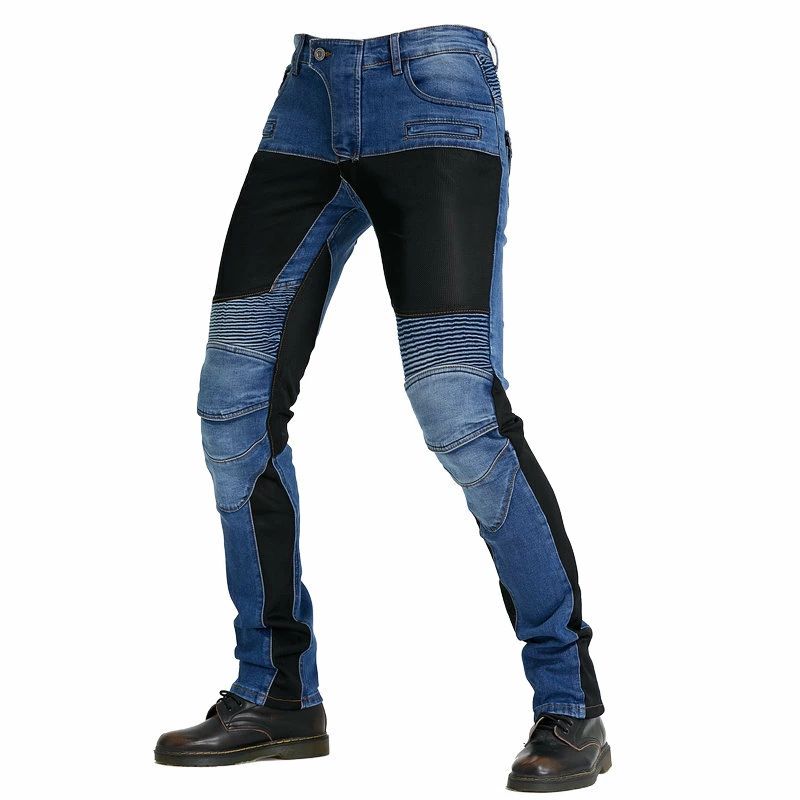 バイクパンツ 夏用 メンズ ライディングパンツ プロテクター付き メッシュパンツ ...