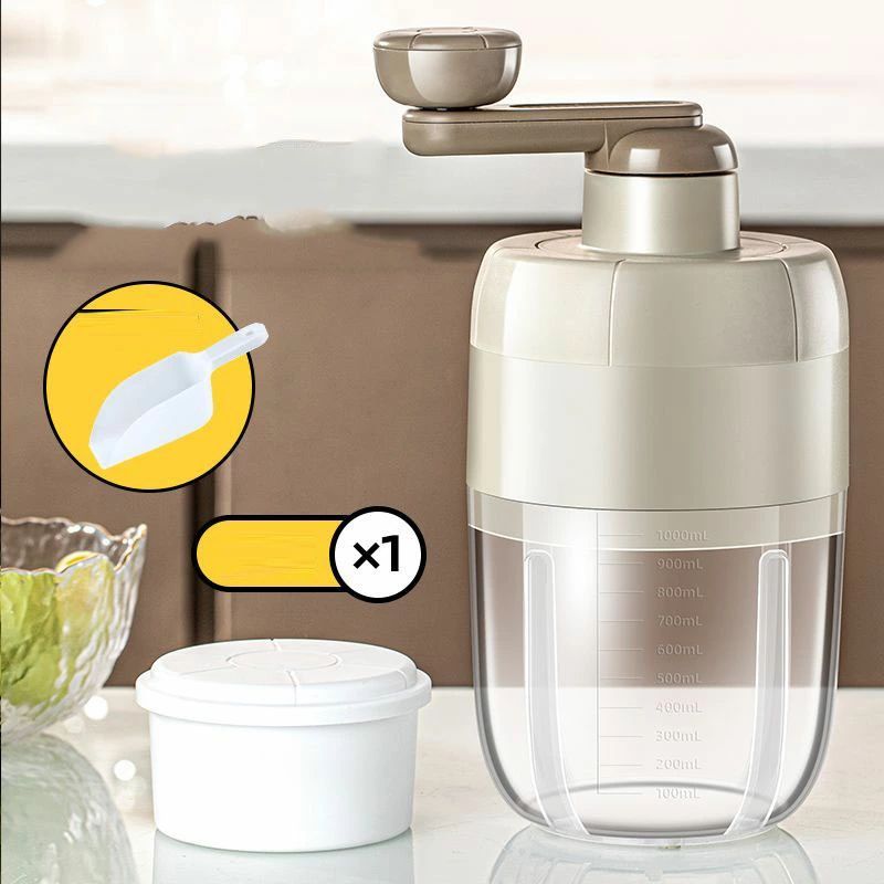サイズ 製氷カップ1個付き サイズについての説明 12*24cm 1000ml※サイズ表の実寸法は商品によって1-3cm程度の誤差がある場合がございます。 素材 PP ステンレス 色 かき氷器 備考 ●サイズ詳細等の測り方はスタッフ間で統一、徹底はしておりますが、実寸は商品によって若干の誤差(1cm～3cm )がある場合がございますので、予めご了承ください。 ●製造ロットにより、細部形状の違いや、同色でも色味に多少の誤差が生じます。 ●パッケージは改良のため予告なく仕様を変更する場合があります。 ▼商品の色は、撮影時の光や、お客様のモニターの色具合などにより、実際の商品と異なる場合がございます。あらかじめ、ご了承ください。 ▼生地の特性上、やや匂いが強く感じられるものもございます。数日のご使用や陰干しなどで気になる匂いはほとんど感じられなくなります。 ▼同じ商品でも生産により形やサイズ、カラーに多少の誤差が生じる場合もございます。 ▼他店舗でも在庫を共有して販売をしている為、受注後欠品となる場合もございます。予め、ご了承お願い申し上げます。 ▼前に全て検品を行っておりますが、万が一商品に不具合があった場合は、お問い合わせフォームまたはメールよりご連絡頂けます様お願い申し上げます。速やかに対応致しますのでご安心ください。サイズ 製氷カップ1個付き サイズについての説明 12*24cm 1000ml※サイズ表の実寸法は商品によって1-3cm程度の誤差がある場合がございます。 素材 PP ステンレス 色 かき氷器 備考 ●サイズ詳細等の測り方はスタッフ間で統一、徹底はしておりますが、実寸は商品によって若干の誤差(1cm～3cm )がある場合がございますので、予めご了承ください。 ●製造ロットにより、細部形状の違いや、同色でも色味に多少の誤差が生じます。 ●パッケージは改良のため予告なく仕様を変更する場合があります。 ▼商品の色は、撮影時の光や、お客様のモニターの色具合などにより、実際の商品と異なる場合がございます。あらかじめ、ご了承ください。 ▼生地の特性上、やや匂いが強く感じられるものもございます。数日のご使用や陰干しなどで気になる匂いはほとんど感じられなくなります。 ▼同じ商品でも生産により形やサイズ、カラーに多少の誤差が生じる場合もございます。 ▼他店舗でも在庫を共有して販売をしている為、受注後欠品となる場合もございます。予め、ご了承お願い申し上げます。 ▼前に全て検品を行っておりますが、万が一商品に不具合があった場合は、お問い合わせフォームまたはメールよりご連絡頂けます様お願い申し上げます。速やかに対応致しますのでご安心ください。