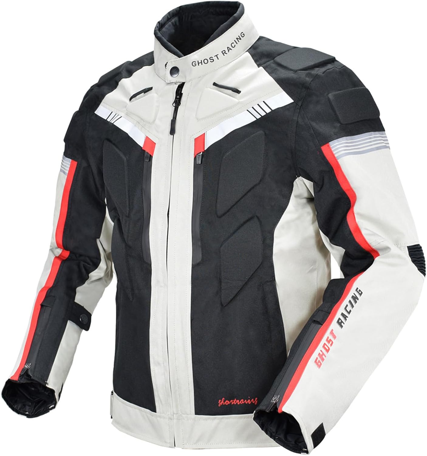 メンズバイクジャケット 冬用 防寒インナー付き ライディングジャケット 防寒 ライダージャケット プロテクター レーシング服 バイクウ