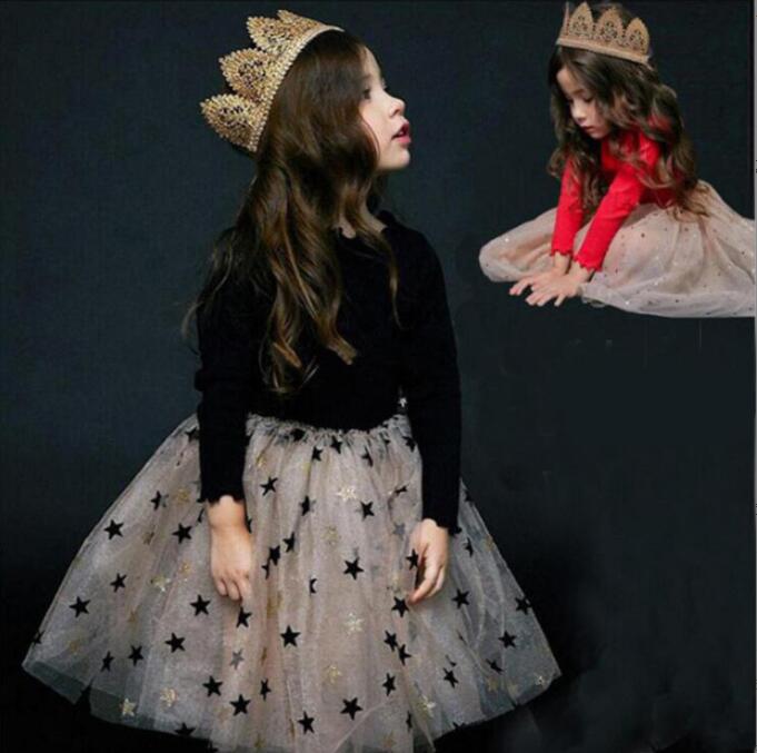 チュールワンピース ドレス ピアノ 発表会 七五三 長袖ワンピース キッズ服 子供服 女の子 子ども キッズ 子供ワンピース ブラック 可愛