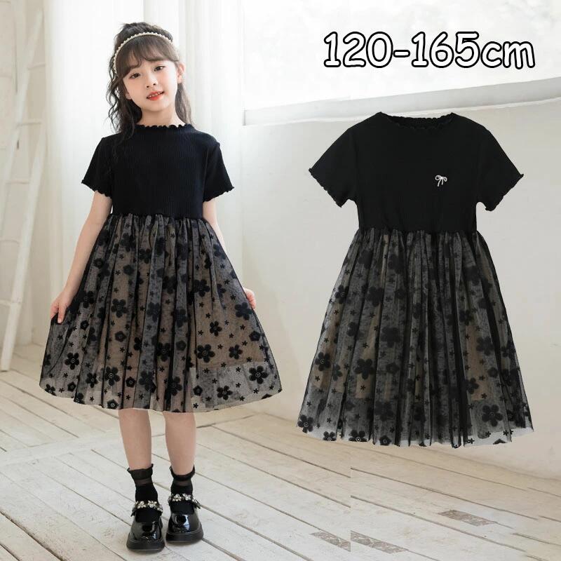 Bag - キッズ ワンピース 女の子 入学式 フォーマル 半袖 入園式 卒園式 ワンピース 子供服 プリンセス 韓国子供服 ピアノ 発表会 女の子 秋