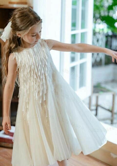 ワンピース ノースリーブ 女の子 ロングワンピース キッズワンピース 子供ドレス ...
