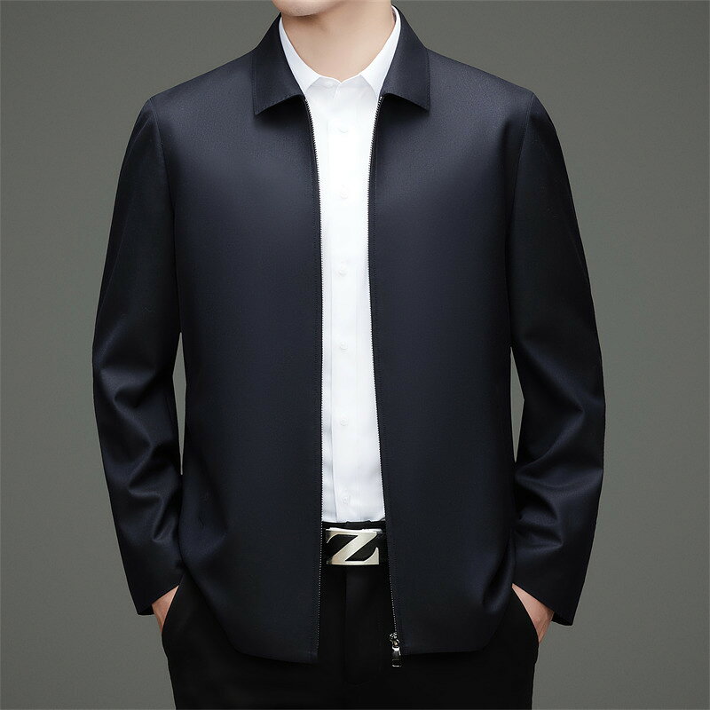 Rakuten - メンズ 梳毛ウール+カシミヤ ジャケット ジャケット 中年 行政幹部 公務員 ジャケット トップス メンズファッション《