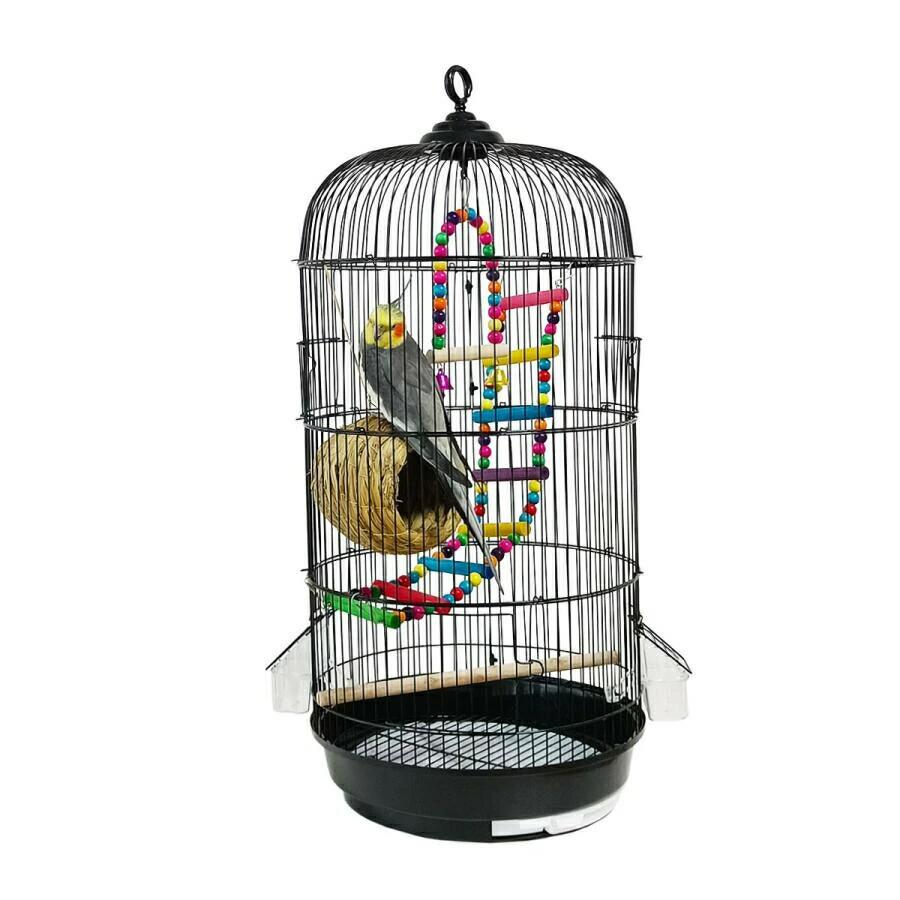 鳥カゴ 鳥かご 鳥小屋 多頭飼い 鳥ケージ バードパレス 止まり木 エサ入れ2個 ブランコ バードブリッジ付き 鳥巣 お手入れ簡単 バードケ