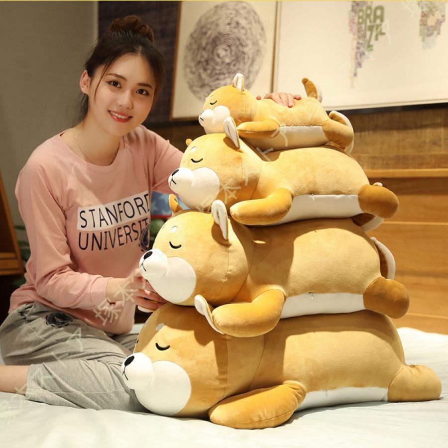 乐天商城 - 柴犬 ぬいぐるみ 抱き枕 犬 アニマルクッション もちもち 抱きまくら ふわふわ 超柔らかい かわいい 抱き心地 贈り物 プレゼント お祝い