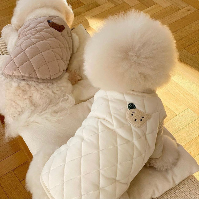 犬服 裏ボア 冬 ドッグウェア キャットウェア 小型犬 洋服 厚手 キルティングジャケット ムートンジャケット 犬 洋服 猫 ペット用品 猫