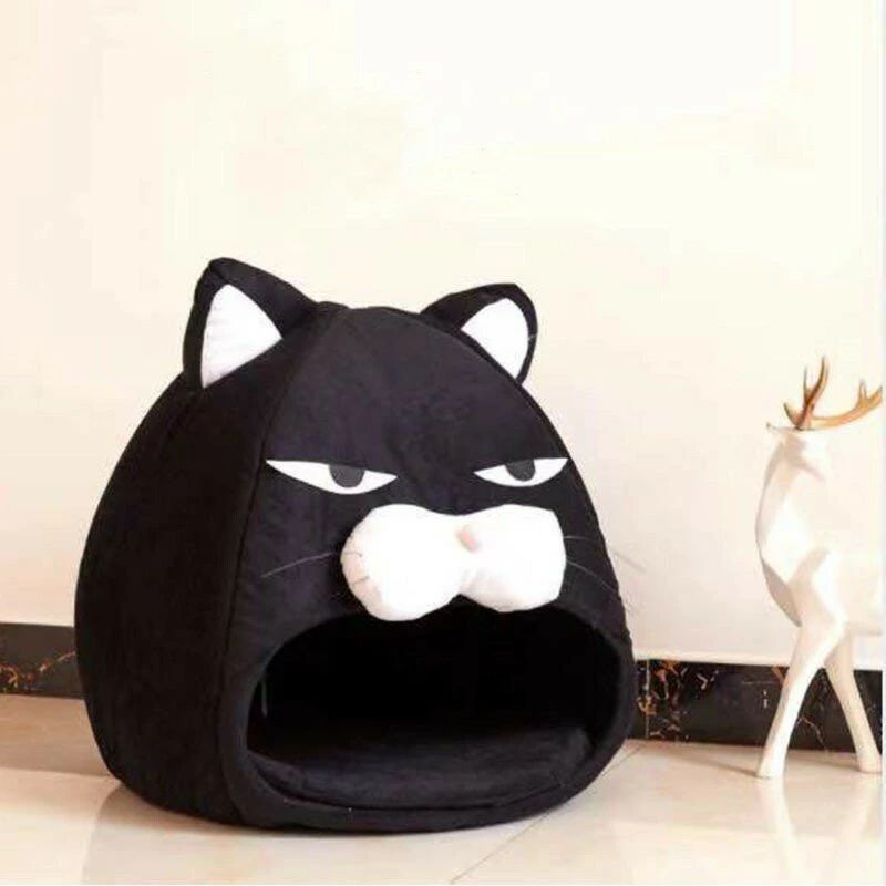 ドーム型 ペットベッド 猫ベッド ペットハウス 秋冬用 犬ベッド クッション付 ペットマット 滑り止め ふわふわベッド