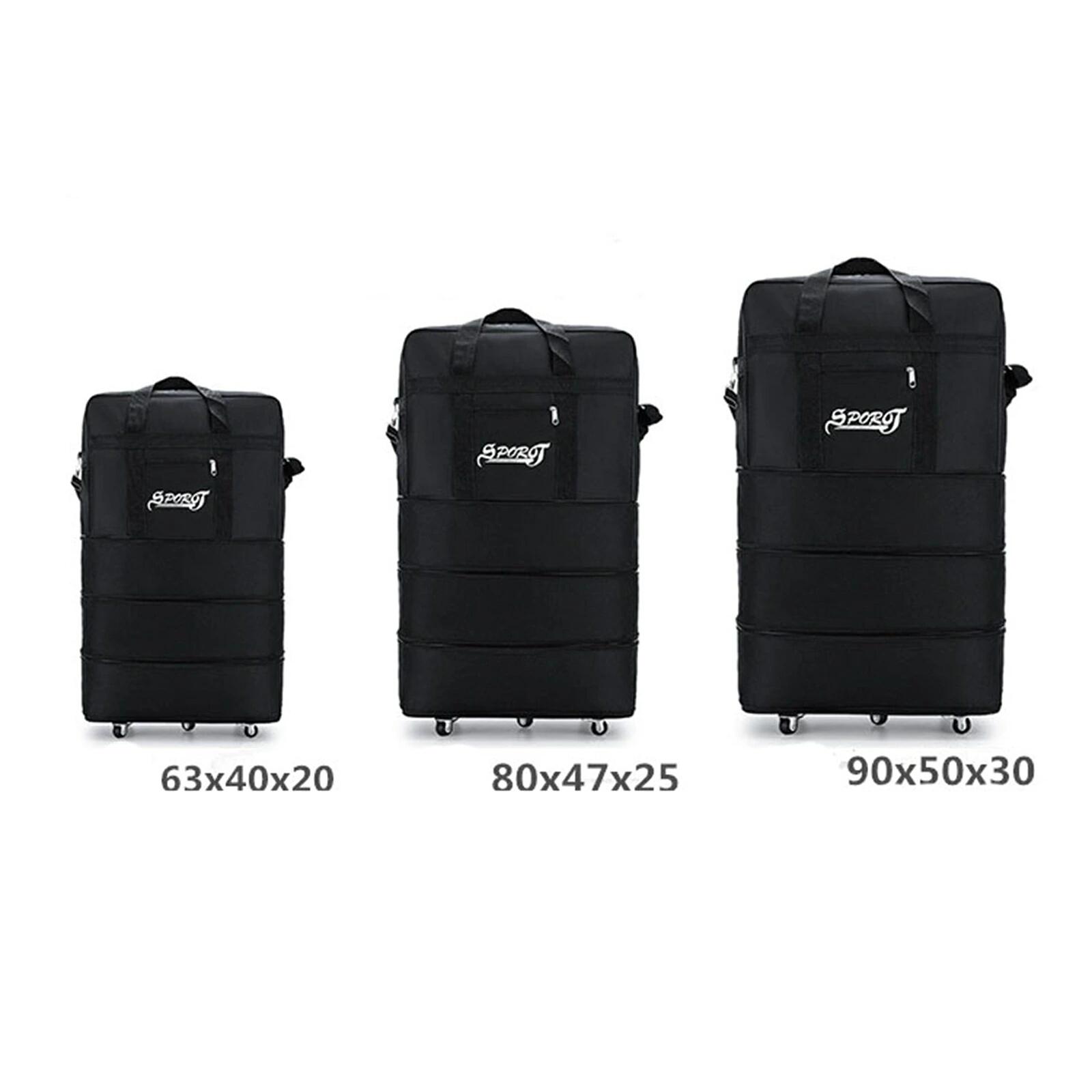 折り畳み式スーツケース トロリーバッグ ソフトタイプ 軽量 容量拡張可能 135L 収納便利 5輪 静音 耐衝撃 360度回転 キャスターバッグ