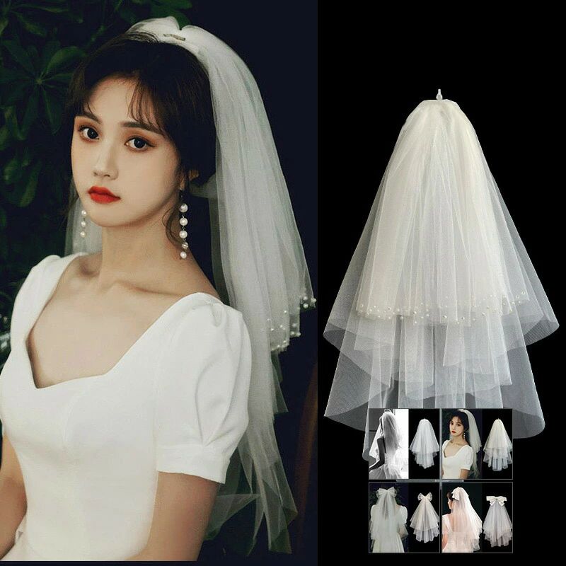 スーパー4h 20蝶結びベール ミドル ミドルベール ウェディングベール ヴェール ウエディング 送料無料