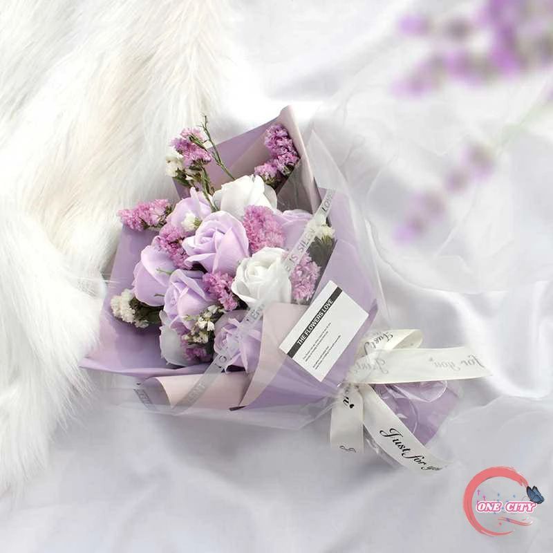 ソープフラワープレゼント soapflower バラと季節の花束BOX石鹸お誕生日結婚式花束母の日ギフト贈答用贈り物ギフト業 入学 卒園 義理 お