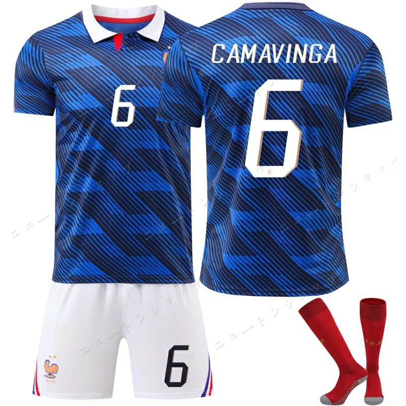 26-27 フランス代表 ホーム サッカーユニフォーム 7番 デンベレ 10番 ムバッペ 上...