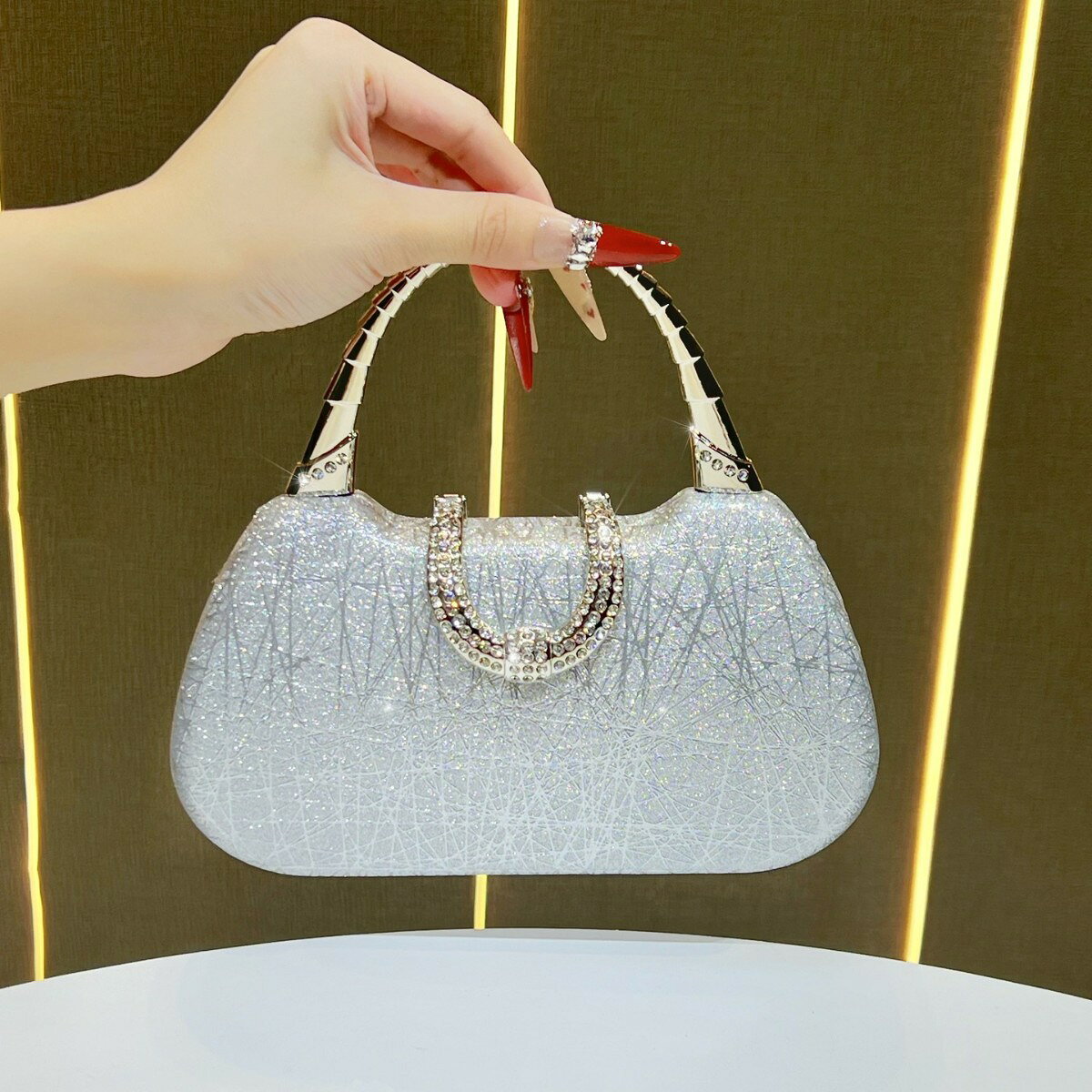 樂天商城 - スタイルのセレブチャイナハンドバッグファッションイブニングバッグ女性の結婚式のハンドバッグショルダークロスボディバッグバンケッ