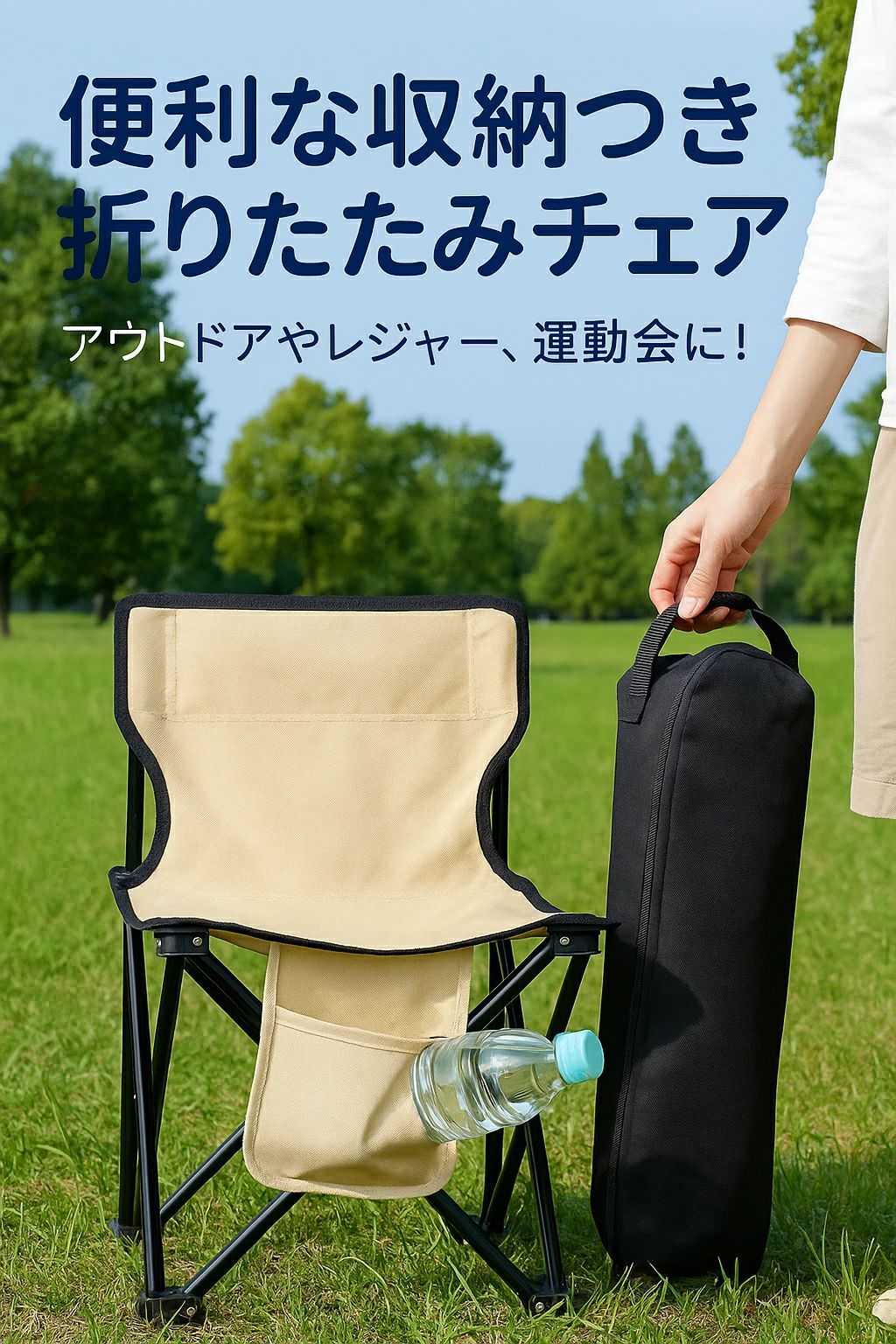 【送料無料】折りたたみチェア 子供用 キッズチェア アウトドア 椅子 こども キャンプチェア 持ち運び軽量 携帯便利 ピクニック椅子 ミ rsshopp-10028200 RSショップ楽天市場店 サンプル画像3