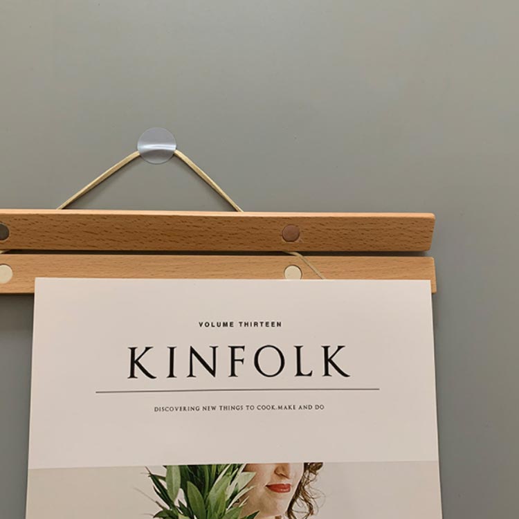 ポスターハンガー 21cm A4サイズ ポスターフレーム 壁掛け 壁飾り 装飾 北欧 タペストリー棒 タペストリー 棒 掛け軸 磁石 インテリア 3