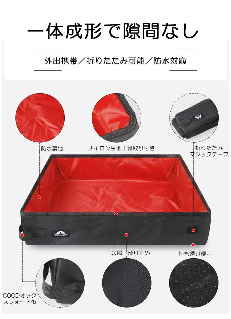 猫トイレ 猫用トイレ用品 お出掛けトイレ 折りたたみ収納 携帯 防災 アウトドア 避難 四角 ペットケア 掃除 子猫 旅行トイレ 防水生地 rsshopp-10032332 RSショップ楽天市場店 サンプル画像3
