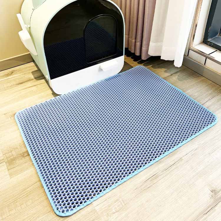 RSショップ楽天市場店の全4サイズ×6色 砂取りマット 猫 トイレマット 大判 75×55cm 猫砂マット 猫砂キャッチャー 猫砂パッド 猫砂パッド 猫砂マット 飛び散り｜アングル3