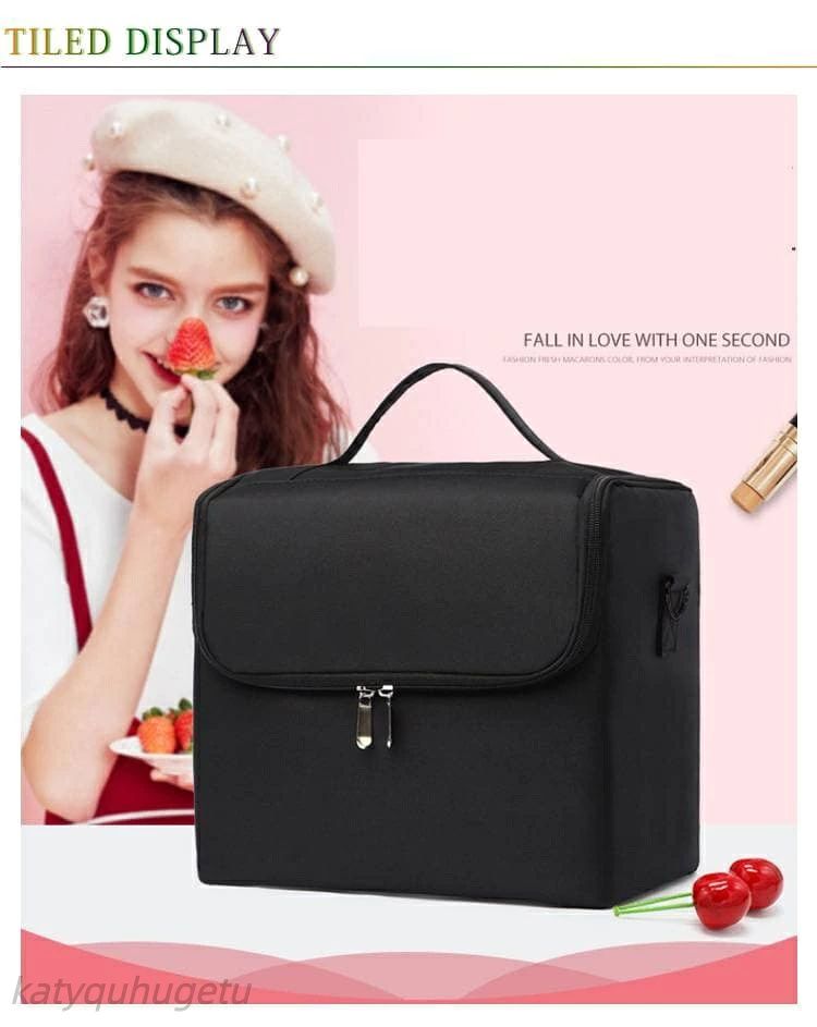 【5と0のつく日限定★店内全品15％OFFクーポン】バニティバッグ 化粧ポーチ 大容量 コスメ収納 ナイロン 防水 全4色 メイクボックス バ rsshopp-10035050 RSショップ楽天市場店 サンプル画像3