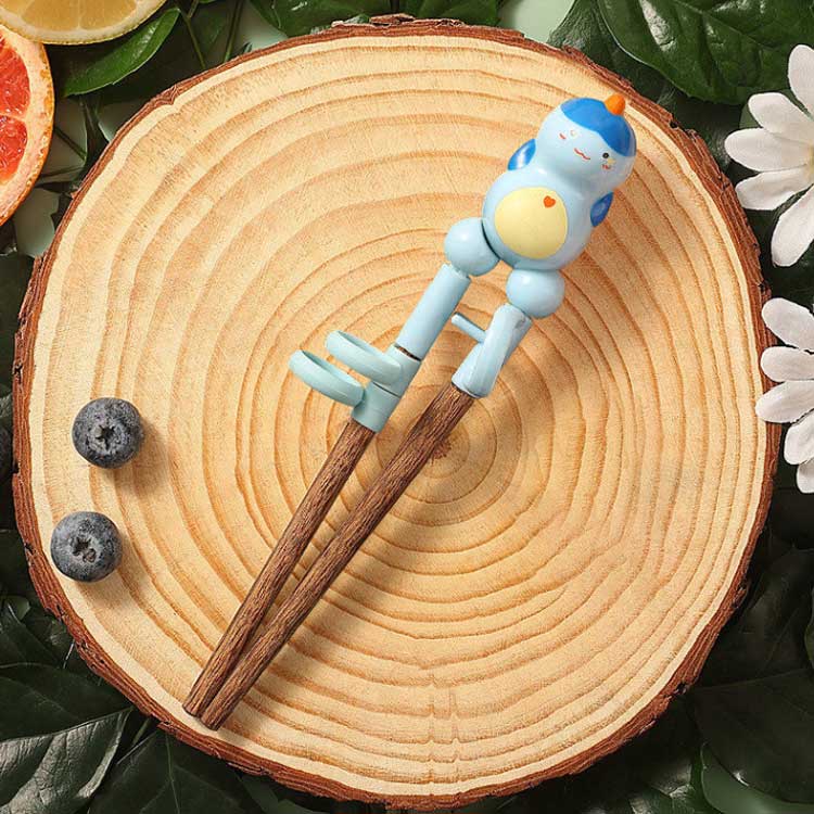 トレーニング箸 天然木 お箸 はし 矯正 右利き専用 シリコンホルダー付き 箸 子供 おけいこ箸 躾箸 練習箸 しつけ箸 躾け箸 子供用食器