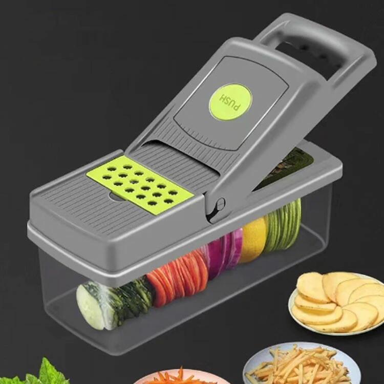 【送料無料】一台8役 マルチ 千切り コンパクト セット スライサー 野菜調理器セット スライサーセット 調理器 家庭 おろし器 料理時短 rsshopp-10006239 RSショップ楽天市場店 サンプル画像3