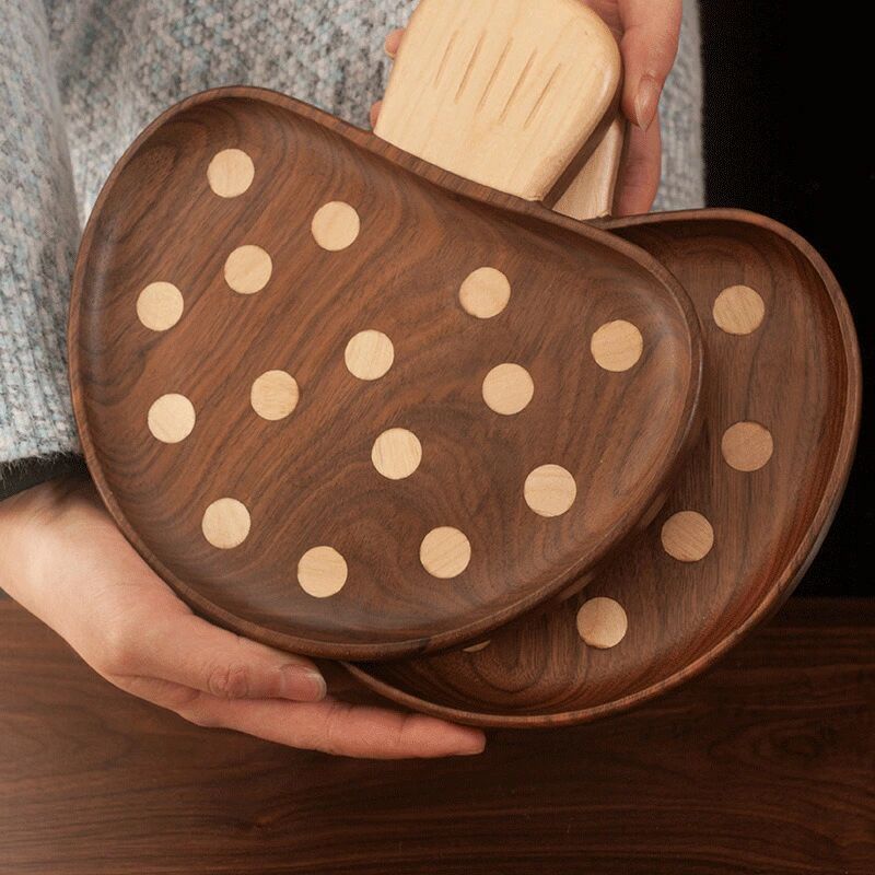 キノコ皿 木製トレー 可愛いおしゃれデザイン ...の紹介画像3