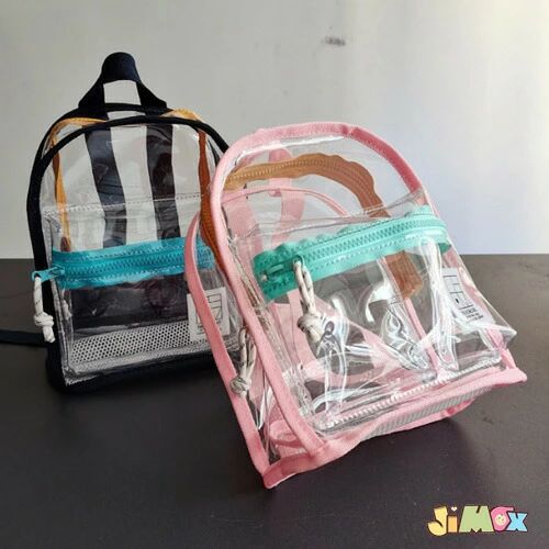 メール便送料無料　子供リュック　キャンバス　透明　ビーチ　ビニールバッグ　ランドセル ビーチバッグ 　バッグ リュックサック　リ