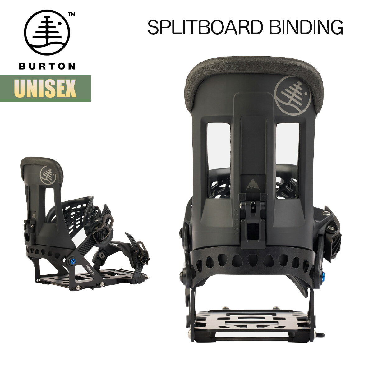 Сȥ ץåȥܡ ӥǥ 23-24 Burton ҥåϥ W24JP-134601 Hitchhiker Splitboard Bindings Ρܡ Хǥ Хåȥ꡼ ϥå 㻳 2023-2024 