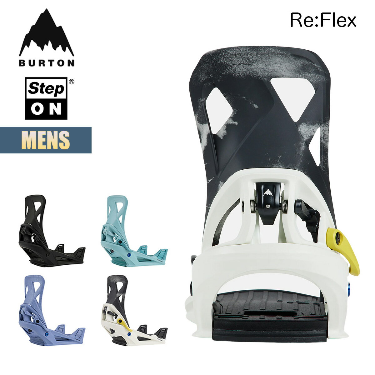 バートン ステップオン ビンディング メンズ W22JP-172831 Men's Burton Step On Re:Flex Snowboard Binding スノーボード リフレックス バインディング スノーボードギア 2021-2022 正規品