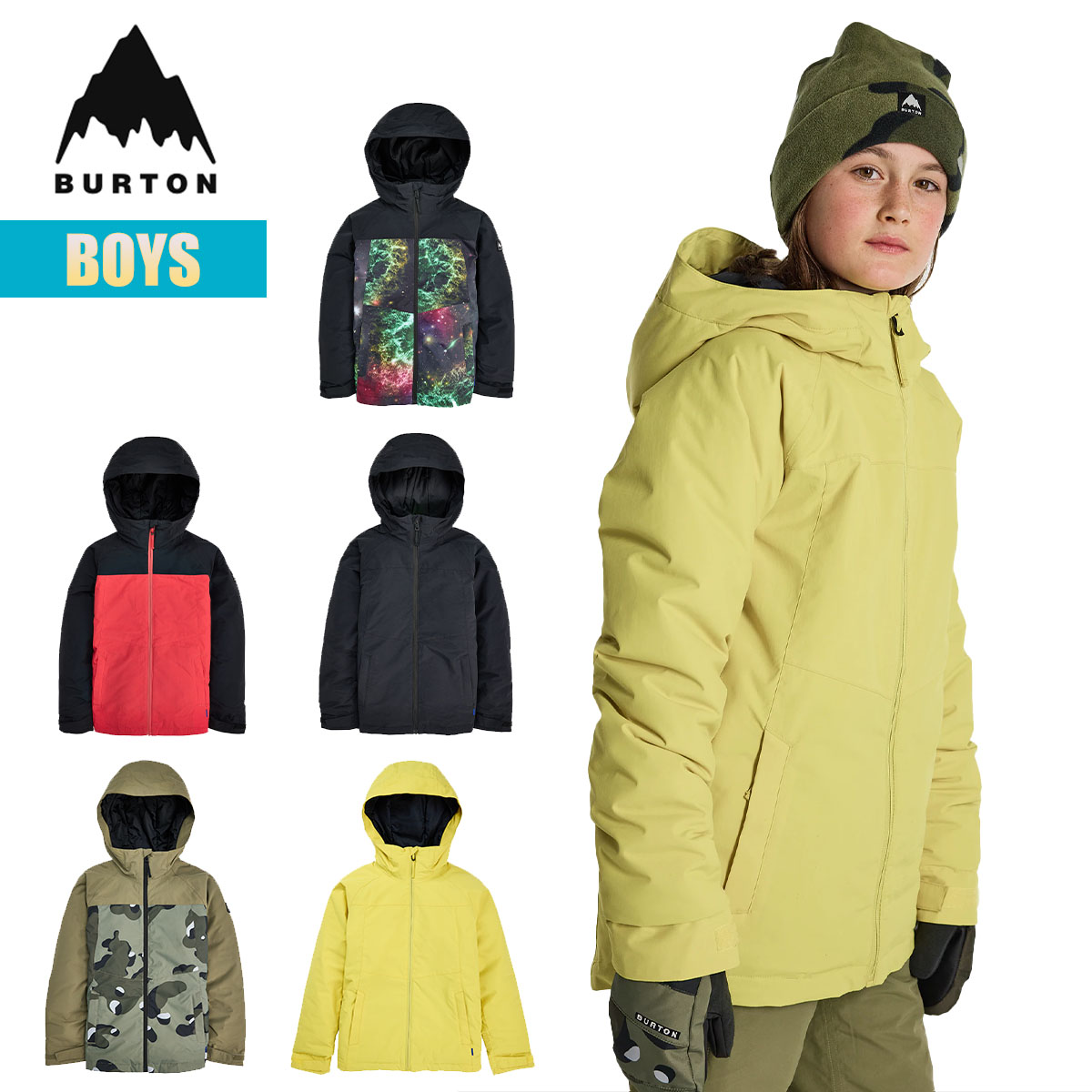 Сȥ Ρܡɥ å 㥱å 23-24 Burton ܡ åݡ W24JP-238251 Boys Lodgepole 2L Jacket 2쥤䡼 Ρܡɥ㥱å Ρ Υ Ҷ 120 130 140 150 160 2023-2024 ...